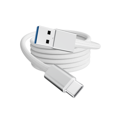 Rolio USB C naar USB A Kabel - Magnetisch Oprollen - 1 Meter - 100W Oplaadkabel - Universeel - Rolio