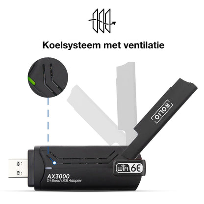 Rolio WiFi Adapter 3000Mbps - Rolio